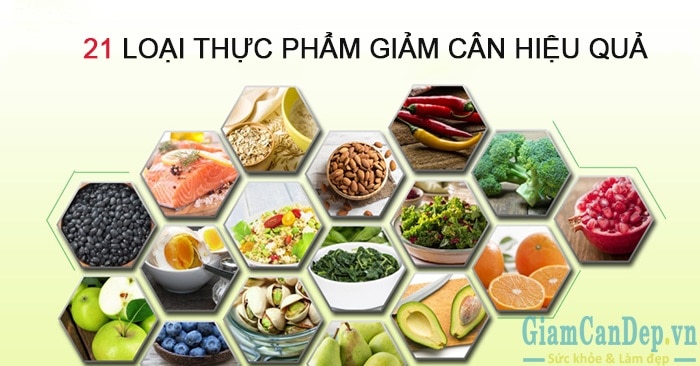 Những thực phẩm giúp giảm cân hiệu quả