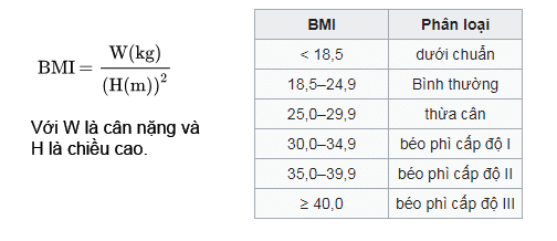 tính bmi