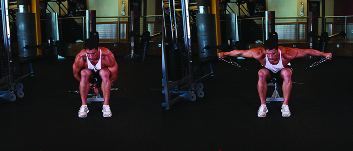 Bài tập cho cơ cầu vai - Cable Seated Lateral Raise