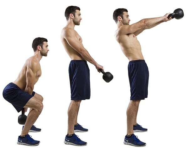 Vung tạ tới trước - Kettlebell Swings