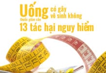 Uống thuốc giảm cân có gây vô sinh không?