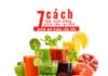 7 cách làm nước uống giảm cân giảm mỡ bụng tại nhà hiệu quả.