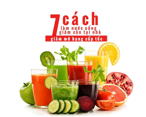 cách làm nước uống giảm cân