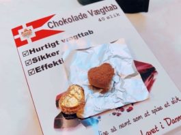 kẹo socola giảm cân đan mạch