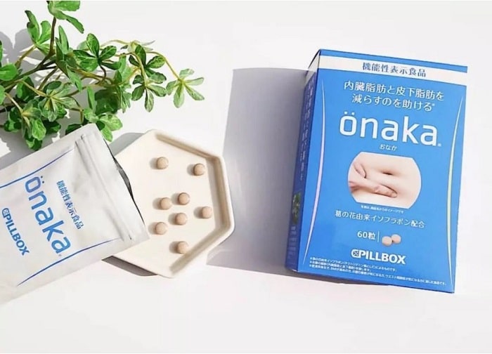 Review viên uống giảm mỡ bụng Onaka Pillbox Nhật Bản