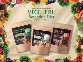 bột sinh tố giảm cân vege fru smoothie diet