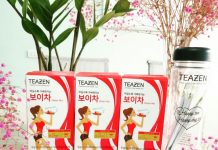 trà giảm cân hàn quốc teazen