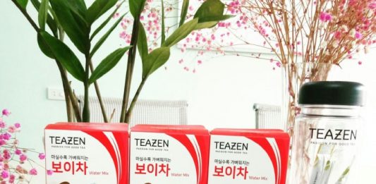 trà giảm cân hàn quốc teazen