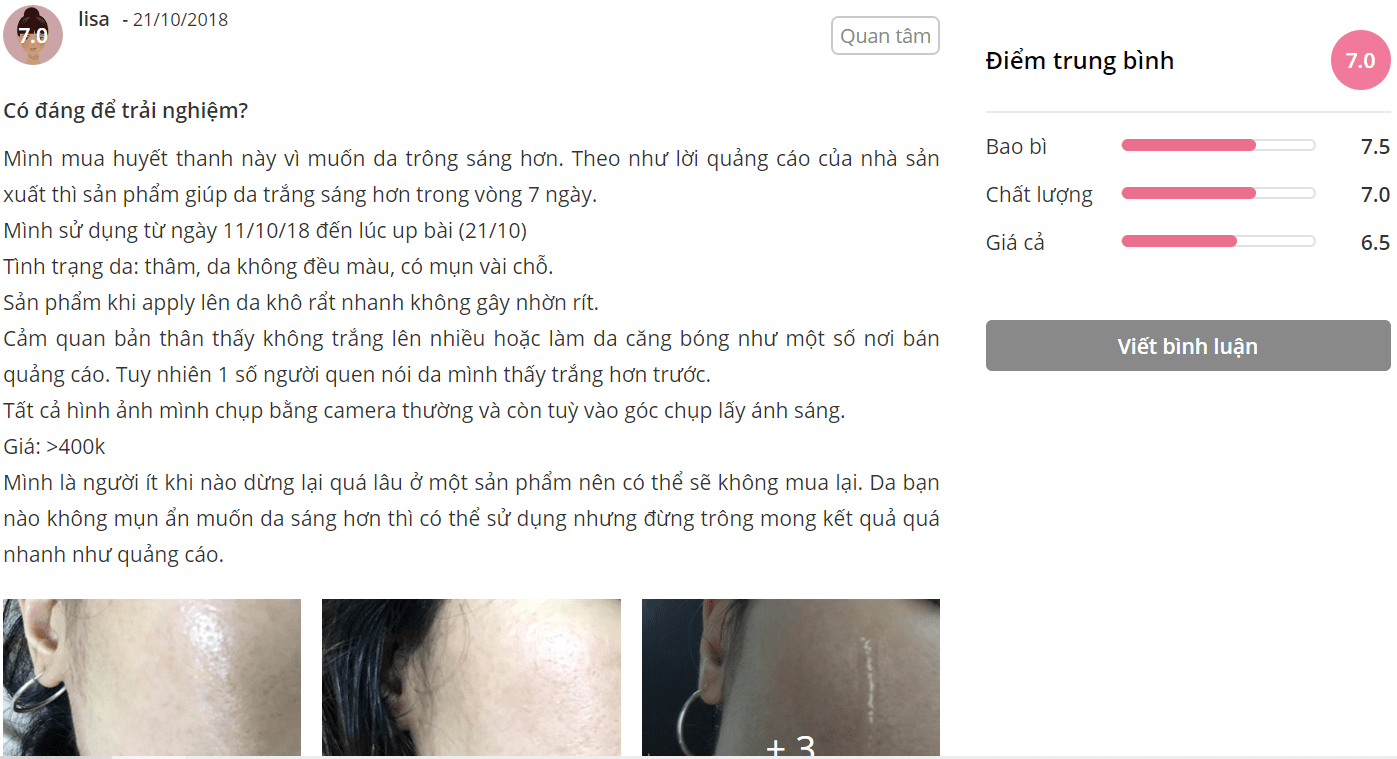 review serum 7day
